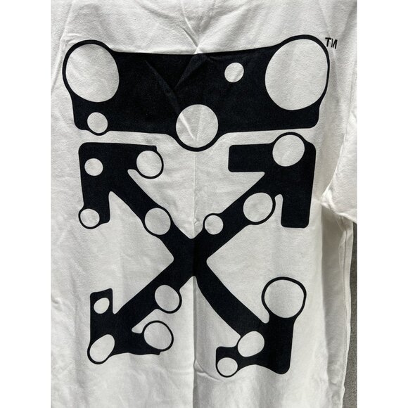 Authentic Off White Men’s Small Tee Shirt White Arrows Graphic Streetwear Hype - Picture 4 of 9